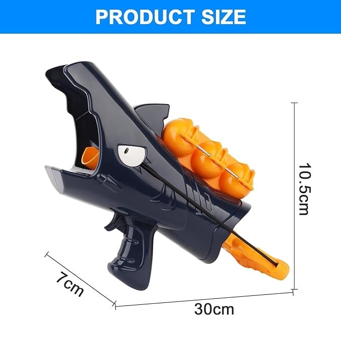 🔥2025 New Hot Sale— Shark Snowball Gun with Snowball Clip