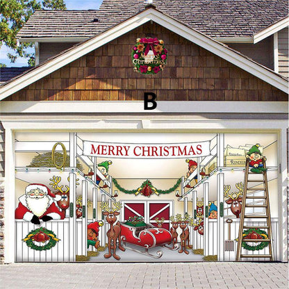 🏆LAST DAY 49% OFF🎄Christmas 2024 Garage Door Decoration