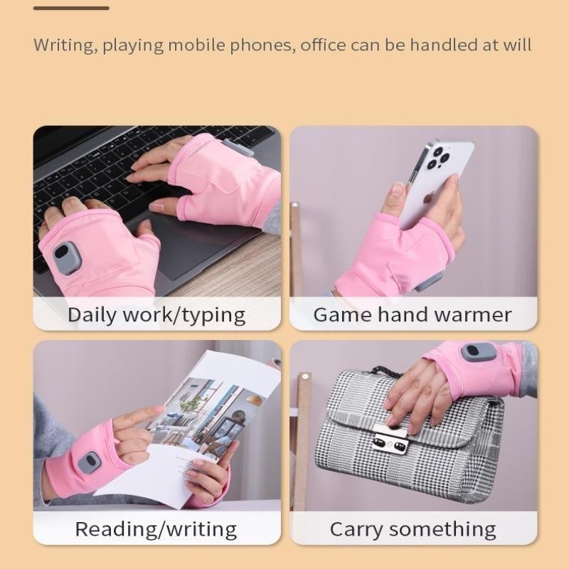 💥Hot Sales - 49% OFF🔥Smart Thermostatic Heated Fingerless Gloves