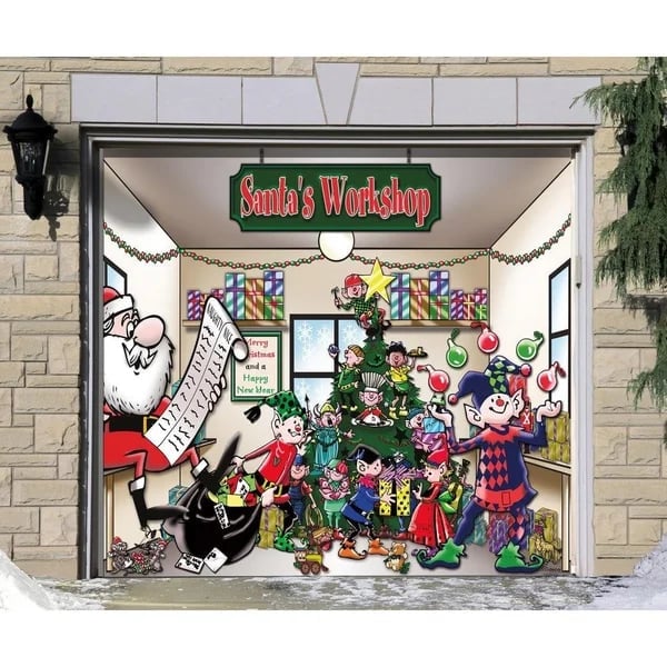 🏆LAST DAY 49% OFF🎄Christmas 2024 Garage Door Decoration