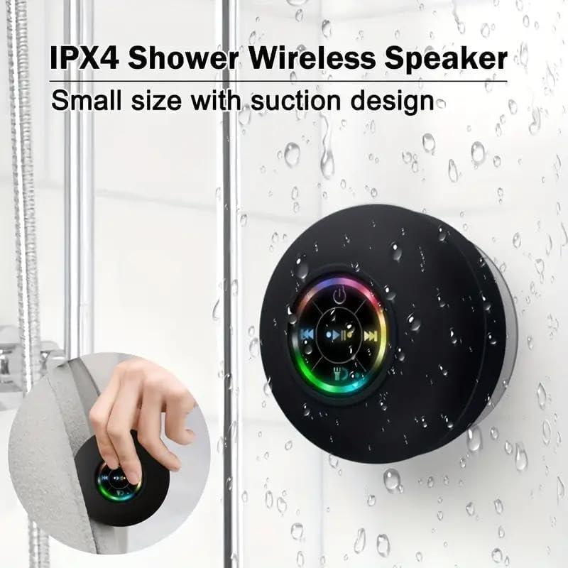 🔊Mini Bluetooth Waterproof Speaker with LED light