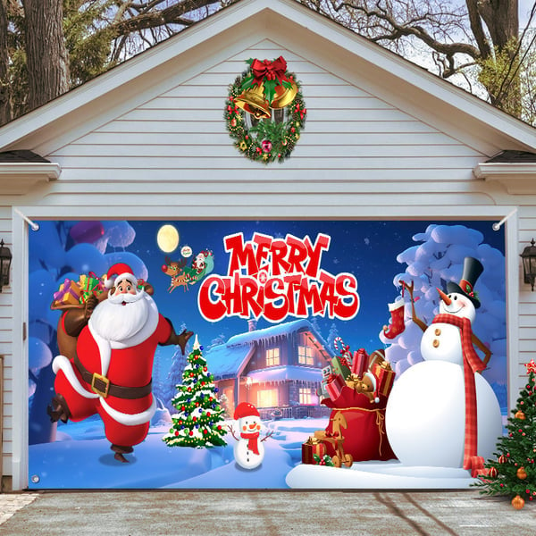 🏆LAST DAY 49% OFF🎄Christmas 2024 Garage Door Decoration