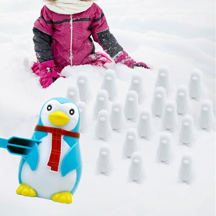 🐧Snowman Penguin Snowball Clip/Snowball Maker Toys with Handle