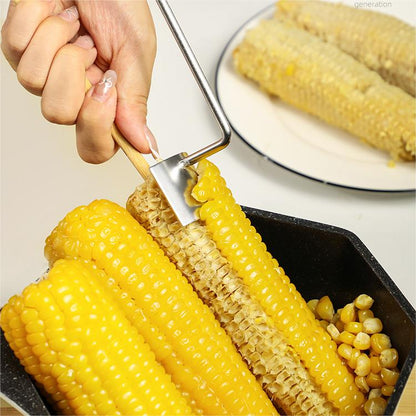 🌽Corn Peeler for Corn on the Cob, A Fast and Safe Tool for Chefs (Stainless steel)