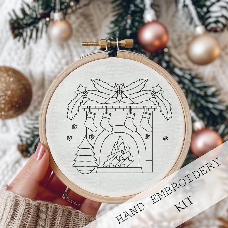 🎅Early Christmas Sale🎉🎄Christmas Embroidery KIT