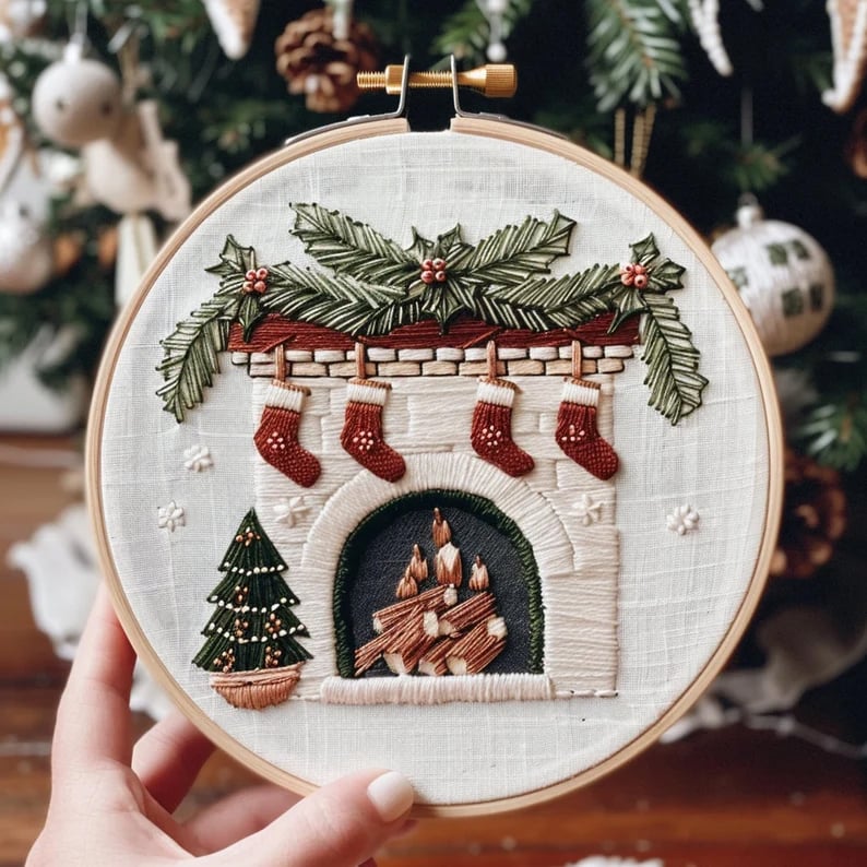 🎅Early Christmas Sale🎉🎄Christmas Embroidery KIT