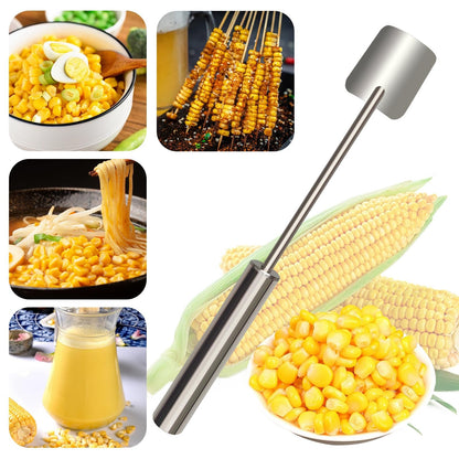 🌽Corn Peeler for Corn on the Cob, A Fast and Safe Tool for Chefs (Stainless steel)