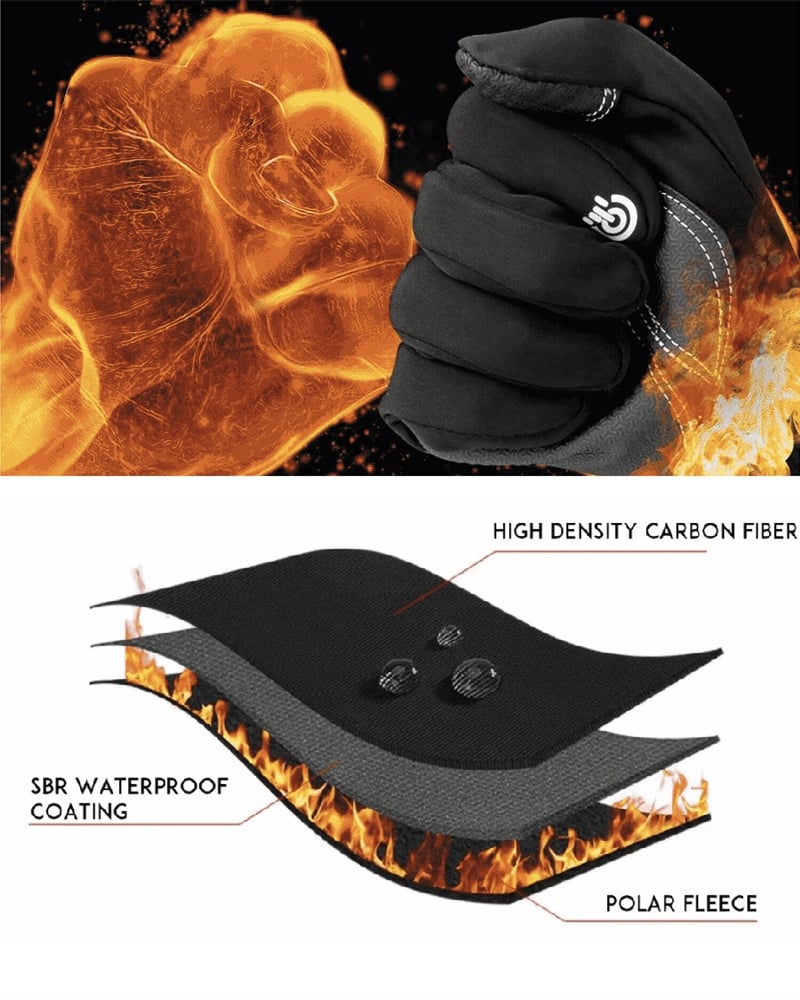 2025 Upgraded Waterproof Touchscreen Warm Winter Gloves