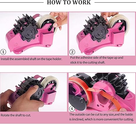 35mm Tape Cutter Semi-Automatic Desktop Tape Dispenser