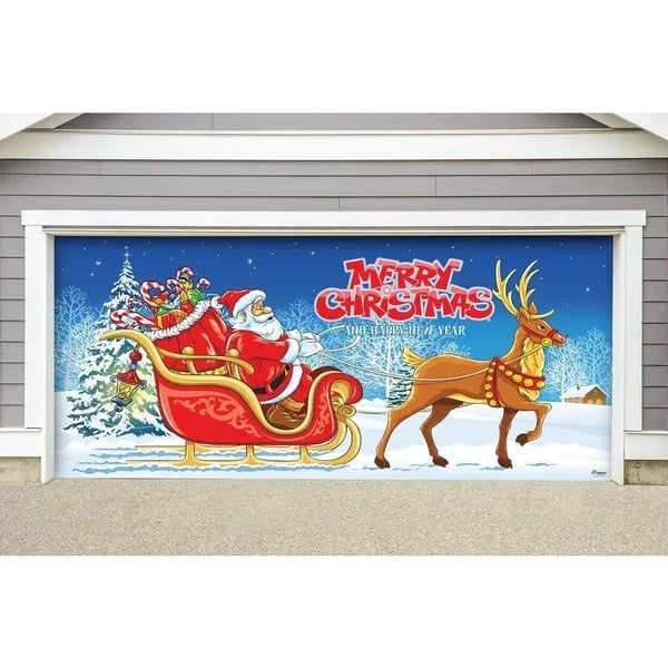 🏆LAST DAY 49% OFF🎄Christmas 2024 Garage Door Decoration