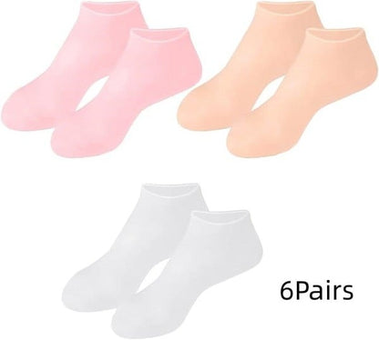 2024 New Hote Sale🔥🔥-Foot Spa Moisturizing Exfoliating Silicone Socks