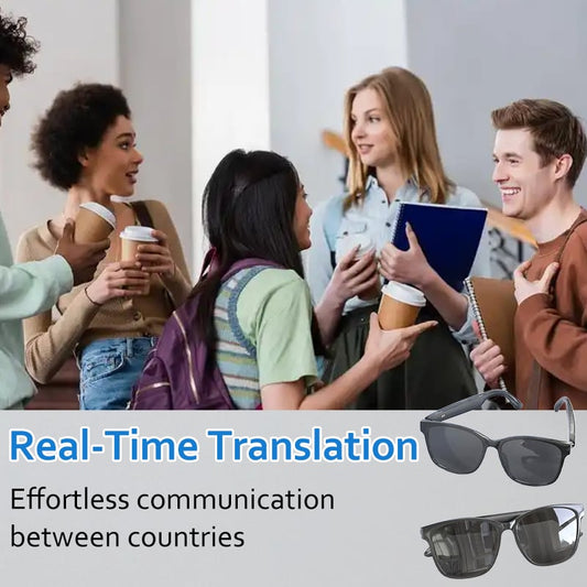 🌏AI Wireless Bluetooth Translation Glasses