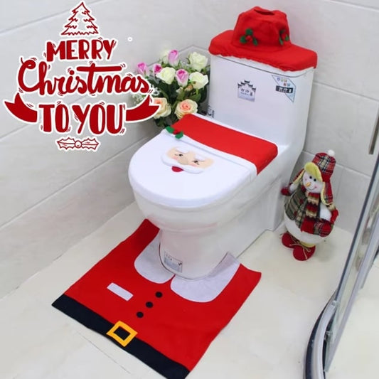 🎅2024 Christmas Decoration Toilet Set