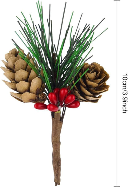 🎄Bright - colored berry and pinecone Christmas Gift ornaments🎁