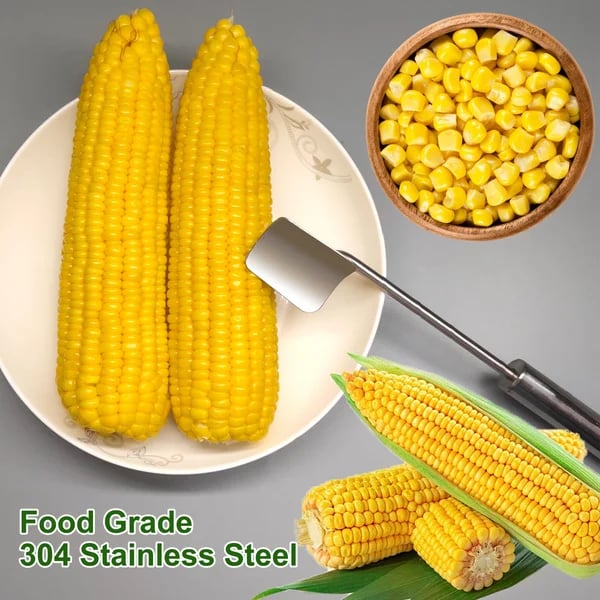 🌽Corn Peeler for Corn on the Cob, A Fast and Safe Tool for Chefs (Stainless steel)