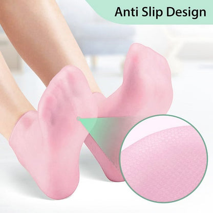 2024 New Hote Sale🔥🔥-Foot Spa Moisturizing Exfoliating Silicone Socks