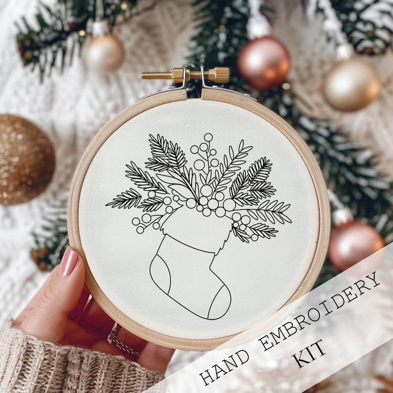 🎅Early Christmas Sale🎉🎄Christmas Embroidery KIT