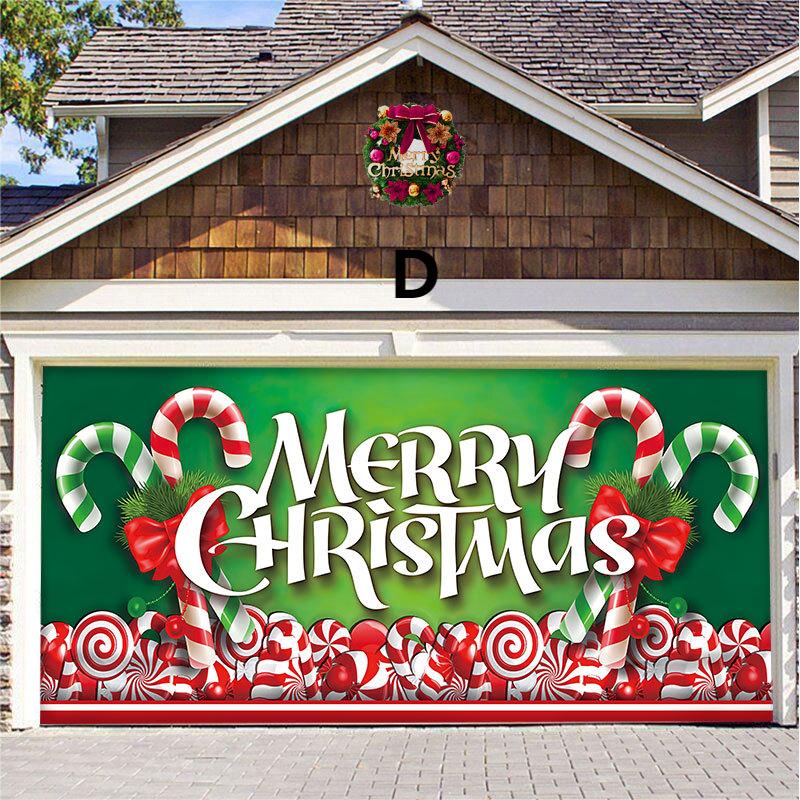 🏆LAST DAY 49% OFF🎄Christmas 2024 Garage Door Decoration