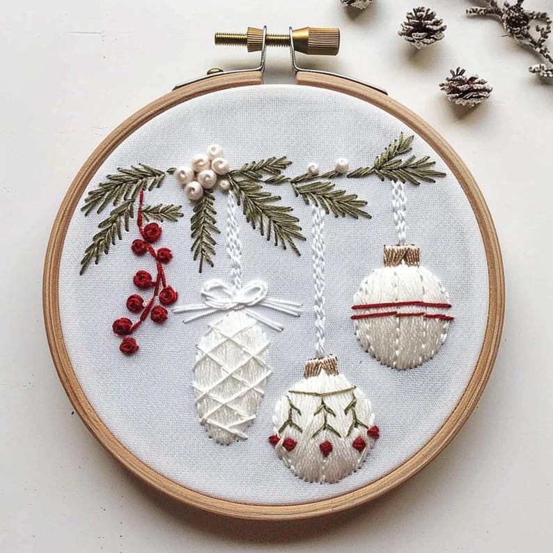 🎅Early Christmas Sale🎉🎄Christmas Embroidery KIT