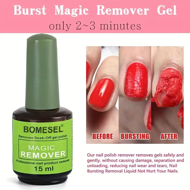 💅Gel Nail Polish Remover⚡Quick & Easy Polish Remover In 2-3 Minutes