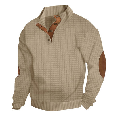 🔥Men's Outdoor Casual Stand Collar Long Sleeve Sweatshirt