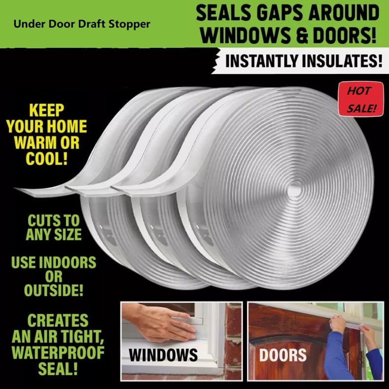 ❄️Winter Silicone Stripping Insulator Tape for doors/windows