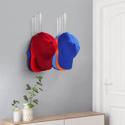 🧢Sturdy Acrylic Wall Mounted Hat Hook