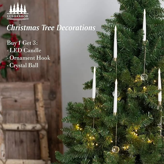 🎄Christmas Tree Decoration LED Candles Light🌟