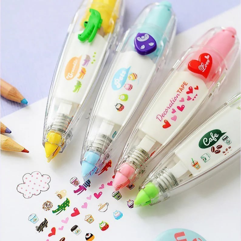 ✨DIY Cute Animals Press Type Decorative Pen